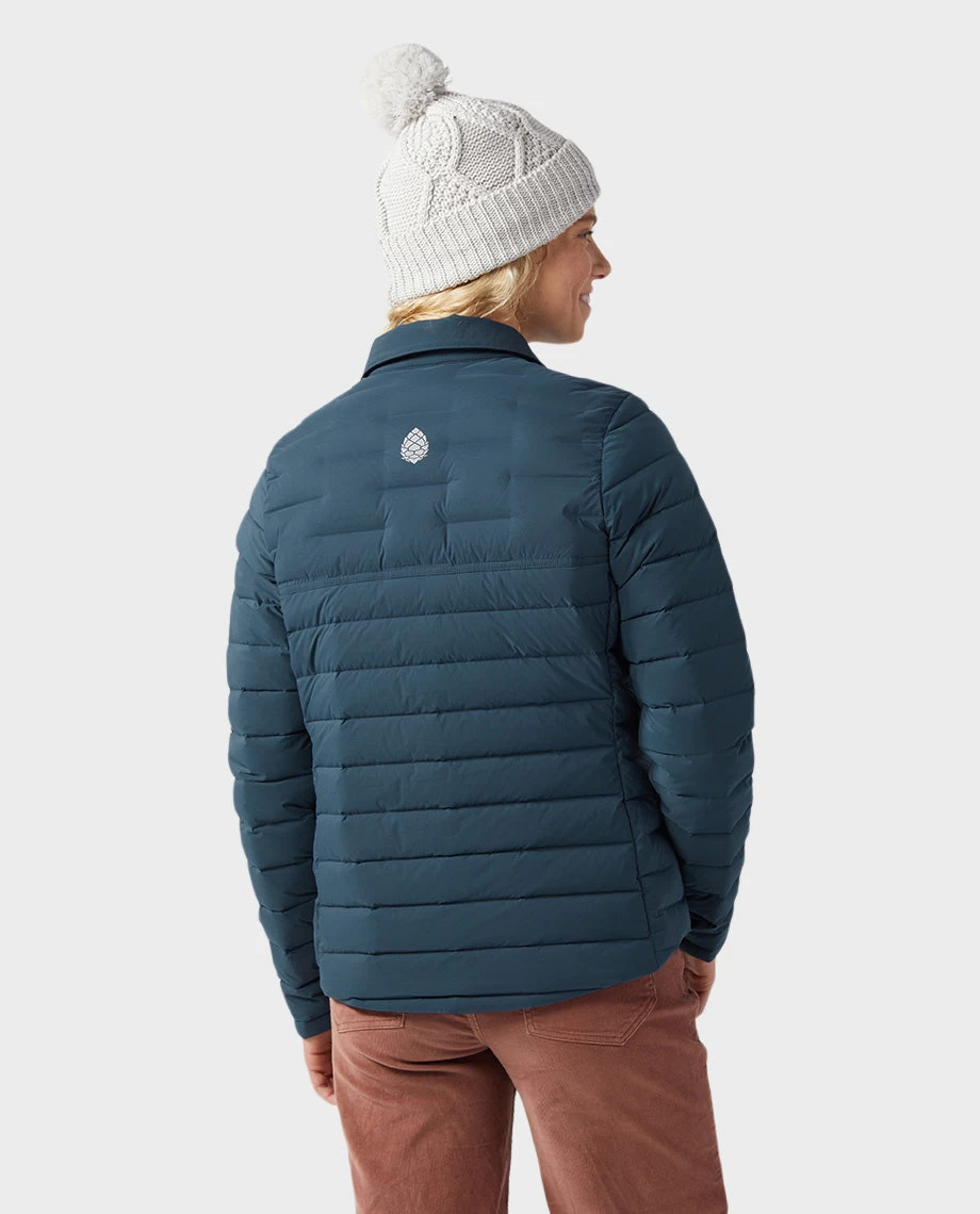 STIO Women's Skillet Stretch Down Shirt Jacket 5 STIO Women's Skillet Stretch Down Shirt Jacket - Image 5