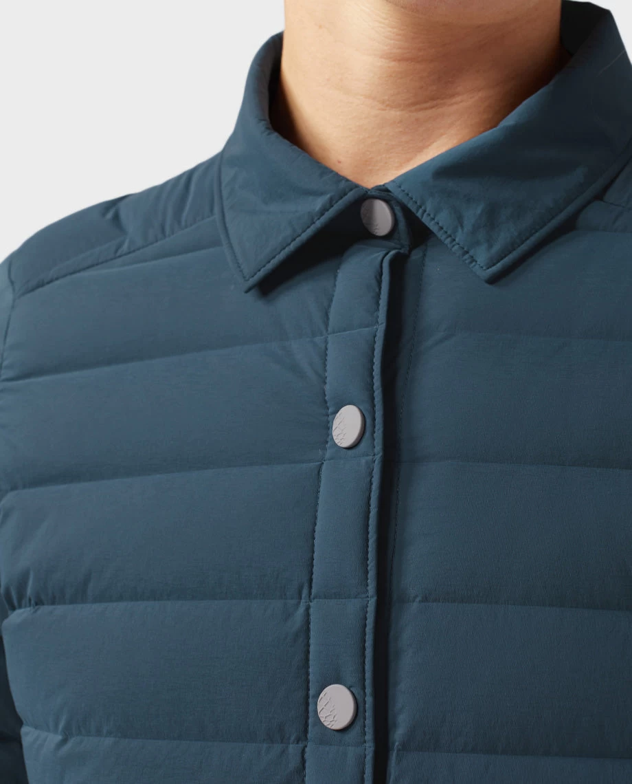 STIO Women's Skillet Stretch Down Shirt Jacket 9 STIO Women's Skillet Stretch Down Shirt Jacket - Image 9