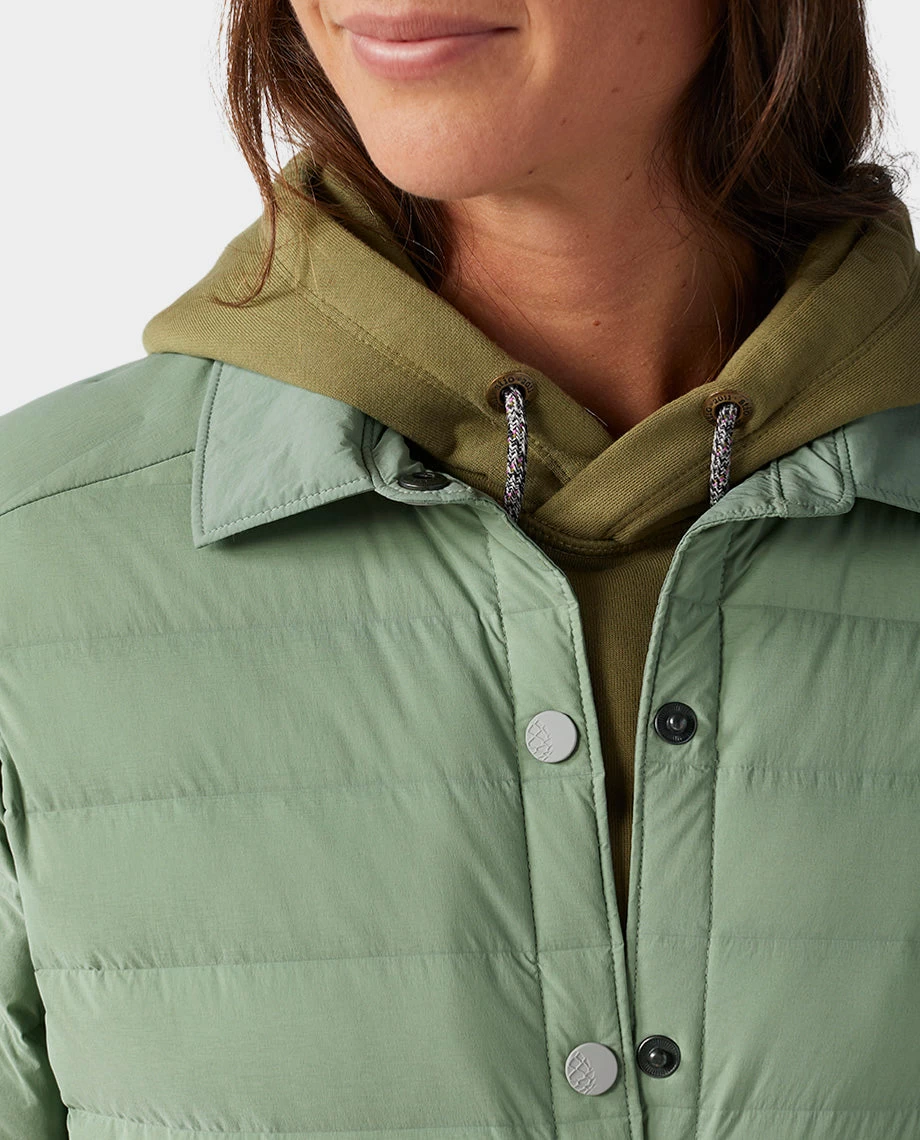 STIO Women's Skillet Stretch Down Shirt Jacket 17 STIO Women's Skillet Stretch Down Shirt Jacket - Image 17