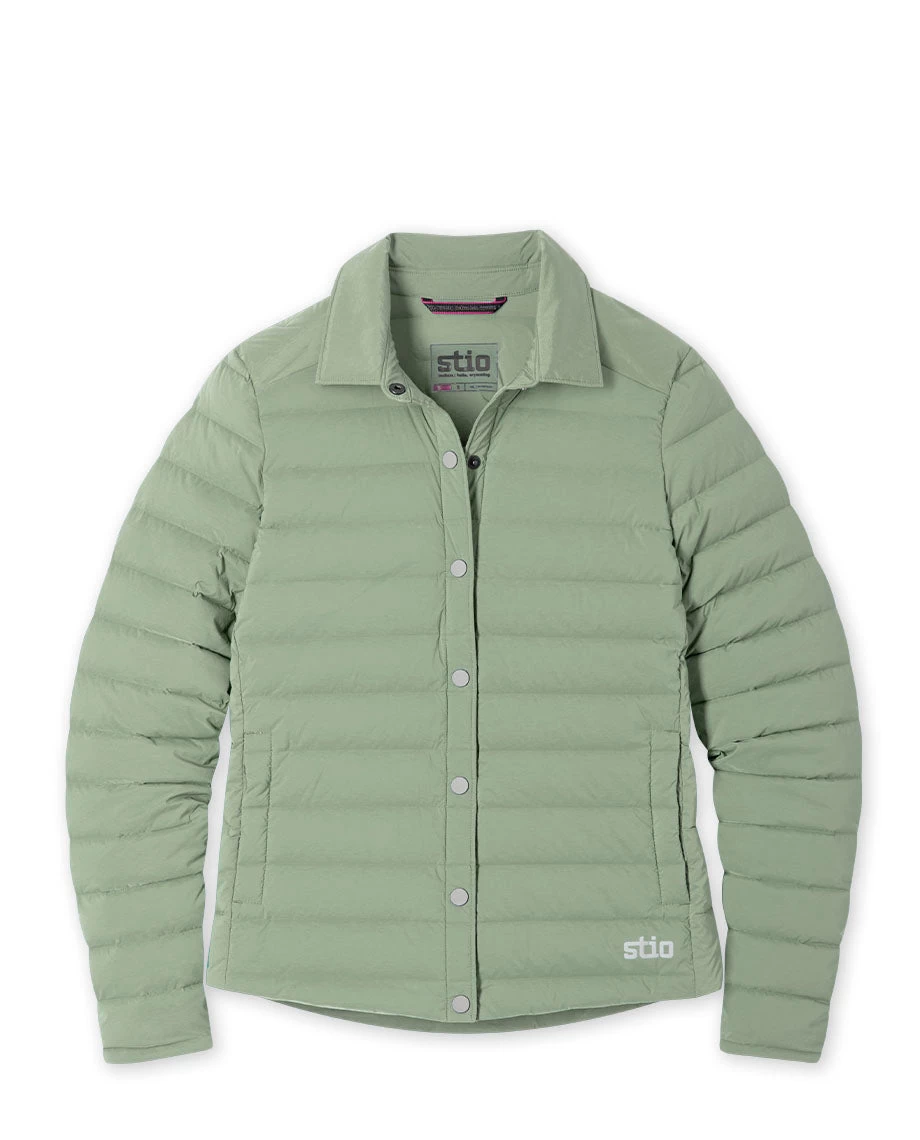 STIO Women's Skillet Stretch Down Shirt Jacket 11 STIO Women's Skillet Stretch Down Shirt Jacket - Image 11