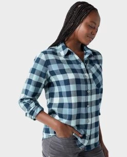 STIO Women's Dovetail Lightweight Flannel Shirt -Stio 100064 455 2