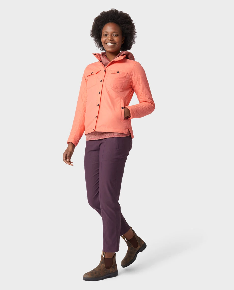 STIO Women's Skycrest Insulated Snap Shirt 6 STIO Women's Skycrest Insulated Snap Shirt - Image 6