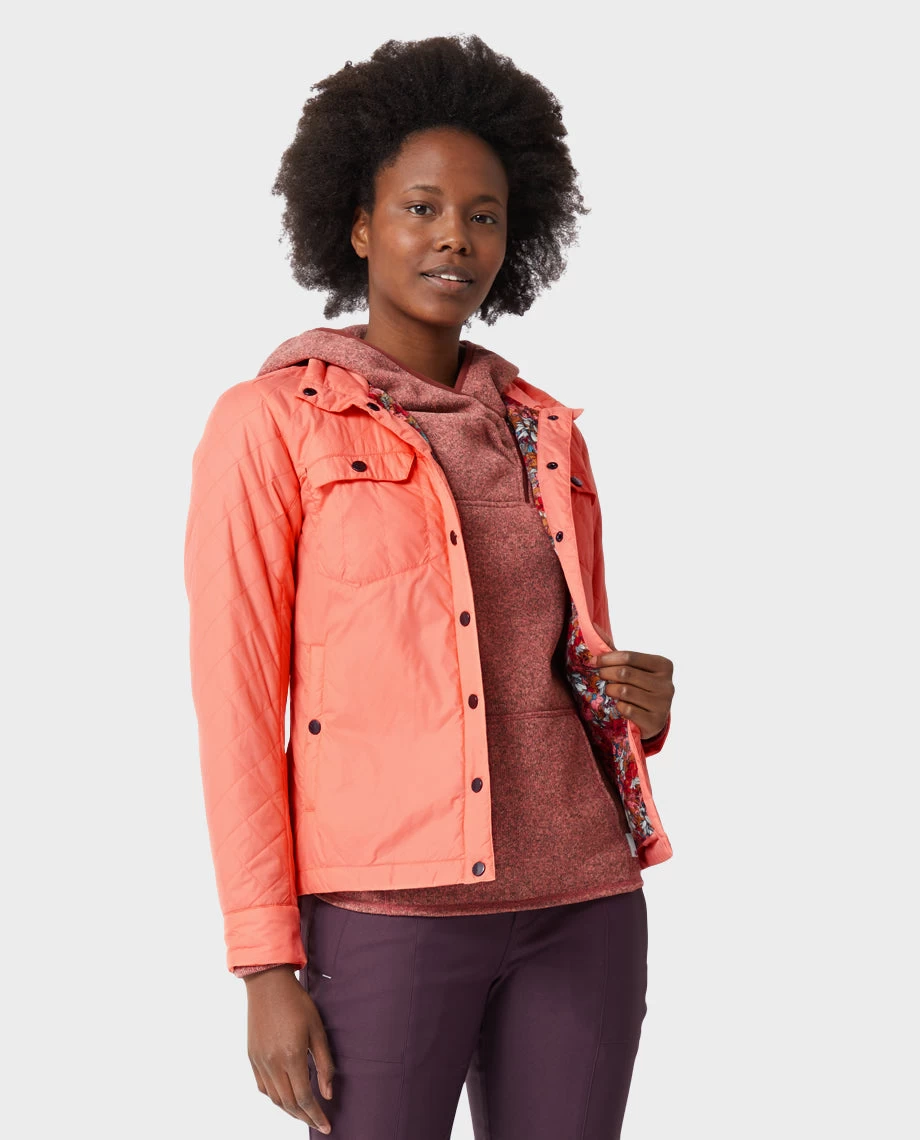 STIO Women's Skycrest Insulated Snap Shirt 4 STIO Women's Skycrest Insulated Snap Shirt - Image 4