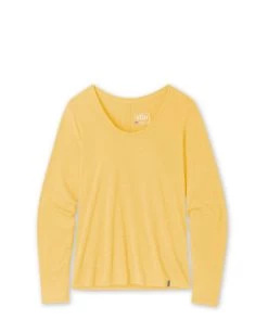 STIO Women's Divide Scoop Neck Tee LS