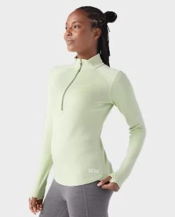 STIO Women's Basis Midweight Merino Half Zip -Stio 100285 725 1