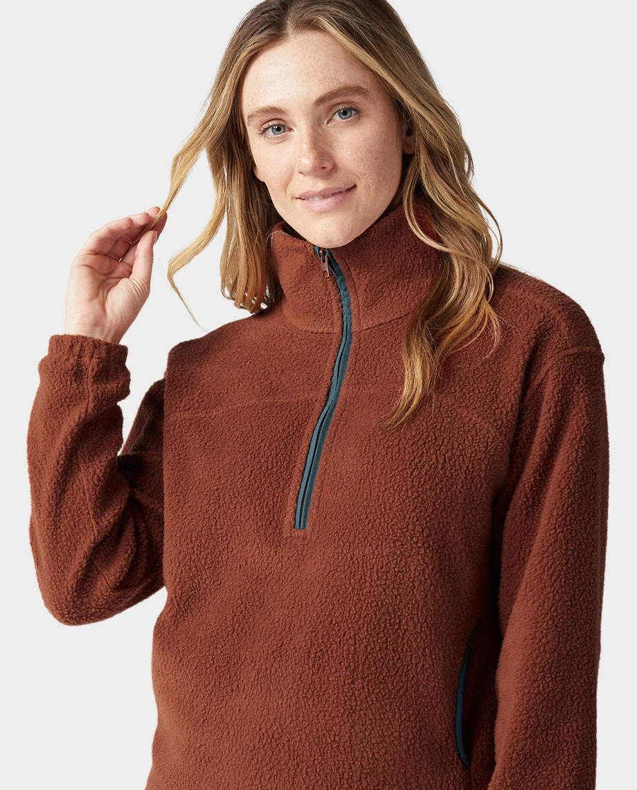 STIO Women's Rawlins Shearling Fleece Pullover 6 STIO Women's Rawlins Shearling Fleece Pullover - Image 6