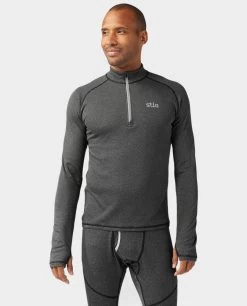 STIO Men's Basis Power Wool™ Zip Neck -Stio 200058 102 1
