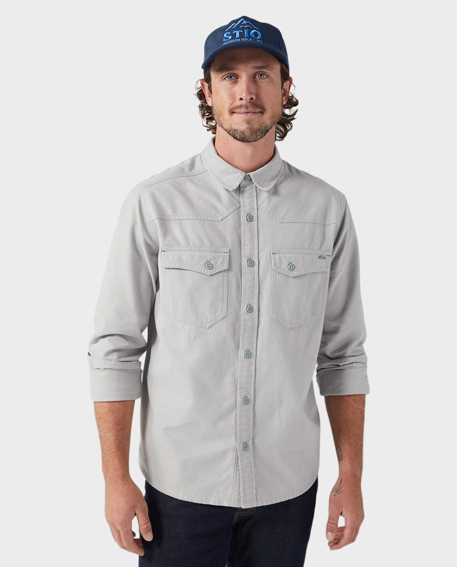 STIO Men's Junction Midweight Flannel Shirt 3 STIO Men's Junction Midweight Flannel Shirt - Image 3