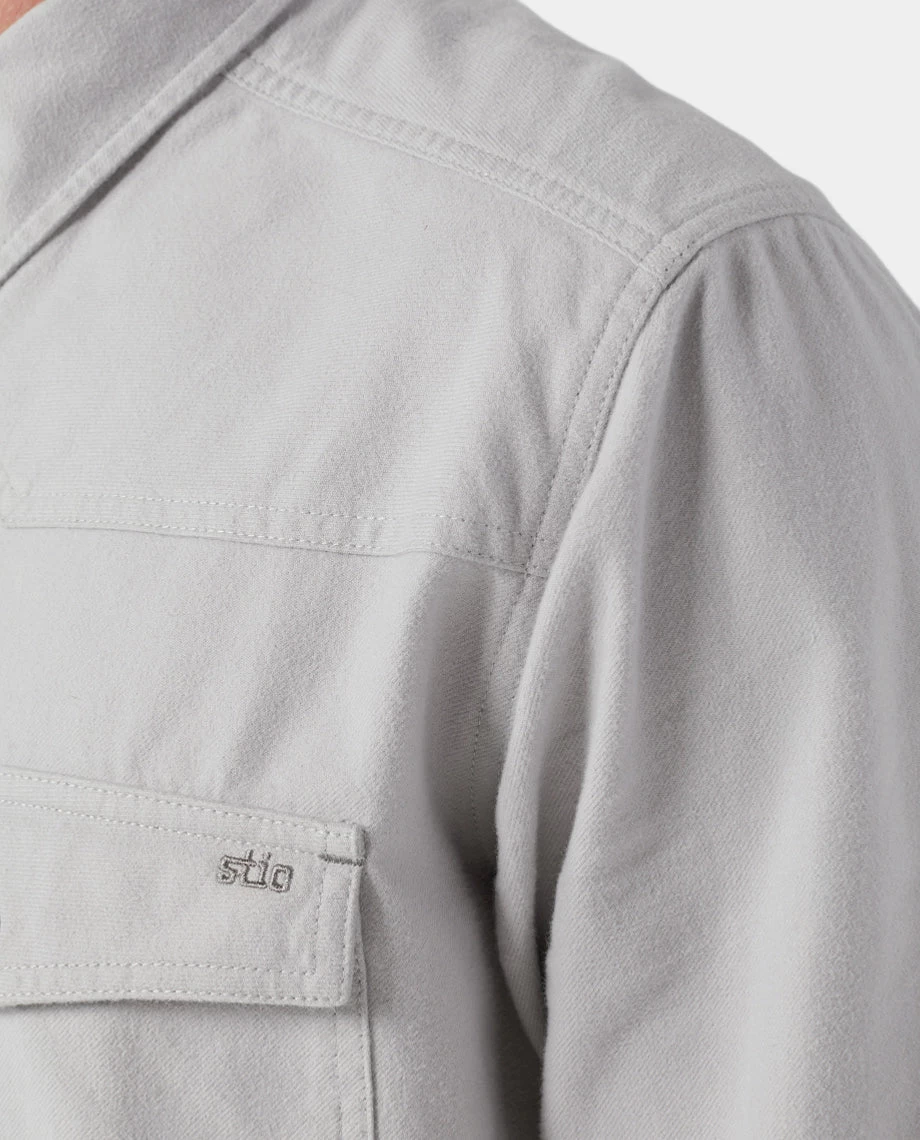 STIO Men's Junction Midweight Flannel Shirt 5 STIO Men's Junction Midweight Flannel Shirt - Image 5