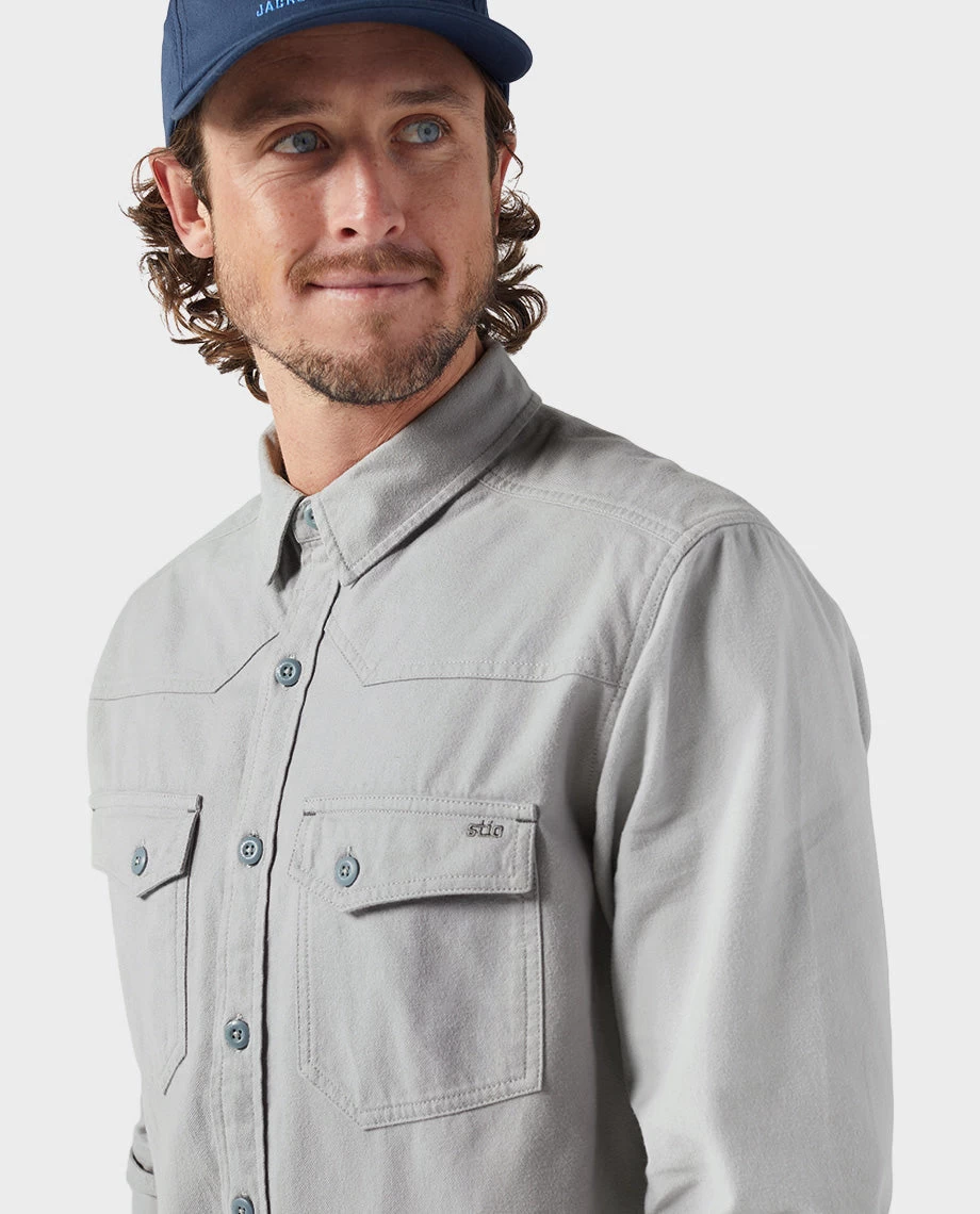 STIO Men's Junction Midweight Flannel Shirt 7 STIO Men's Junction Midweight Flannel Shirt - Image 7