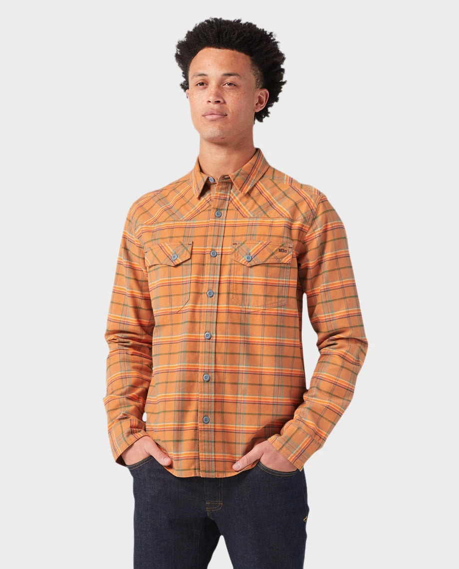STIO Men's Junction Midweight Flannel Shirt 13 STIO Men's Junction Midweight Flannel Shirt - Image 13