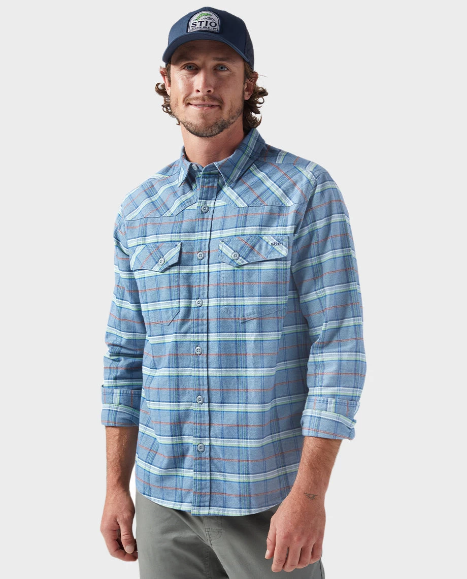 STIO Men's Junction Midweight Flannel Shirt 17 STIO Men's Junction Midweight Flannel Shirt - Image 17
