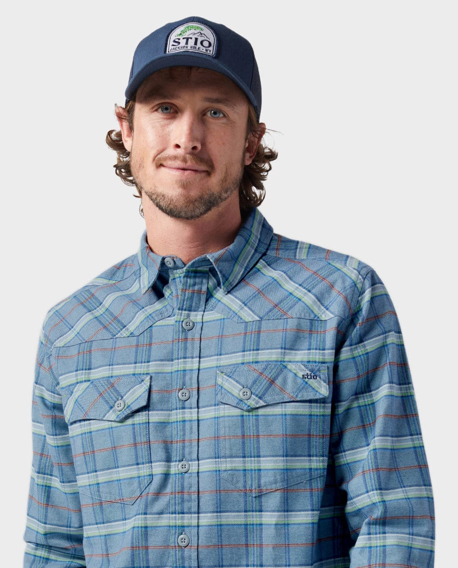 STIO Men's Junction Midweight Flannel Shirt 19 STIO Men's Junction Midweight Flannel Shirt - Image 19