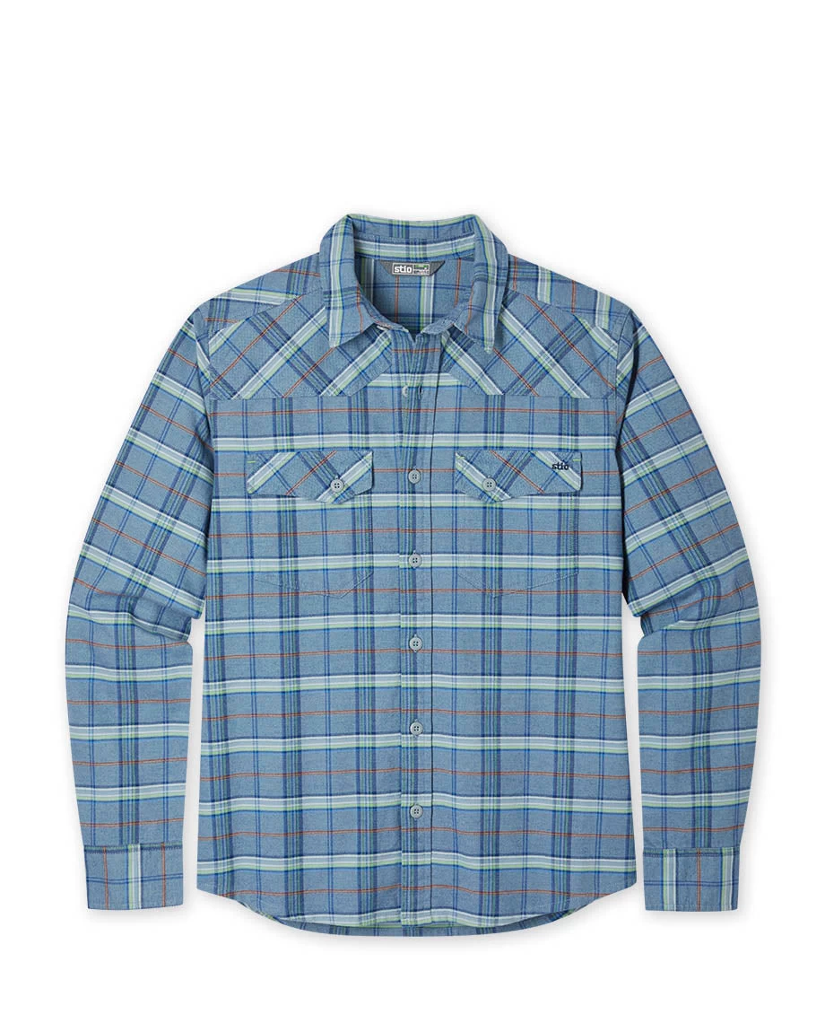 STIO Men's Junction Midweight Flannel Shirt 15 STIO Men's Junction Midweight Flannel Shirt - Image 15