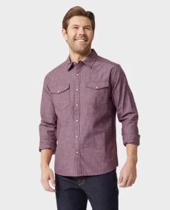 STIO Men's Ashton Chambray Shirt -Stio 200084 607 3 Top fa6bbb85 e8a1 412c 8a5b 2b2b44f7e65a