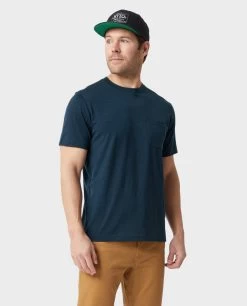 STIO Men's Alpin Lightweight Merino Pocket Tee SS -Stio 200240 410 3 Top