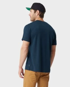 STIO Men's Alpin Lightweight Merino Pocket Tee SS -Stio 200240 410 4 Top