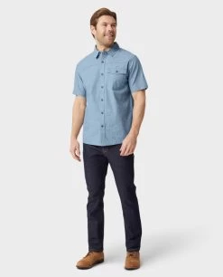 STIO Men's Curtis Camp Chambray Shirt SS 31 STIO Men's Curtis Camp Chambray Shirt SS -Stio 200281 464 1 Full
