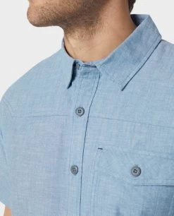 STIO Men's Curtis Camp Chambray Shirt SS 33 STIO Men's Curtis Camp Chambray Shirt SS -Stio 200281 464 5