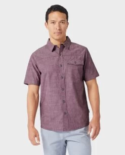STIO Men's Curtis Camp Chambray Shirt SS 36 STIO Men's Curtis Camp Chambray Shirt SS -Stio 200281 607 3 Top