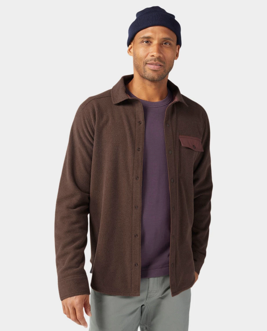 STIO Men's Turpin Fleece Snap Shirt 4 STIO Men's Turpin Fleece Snap Shirt - Image 4