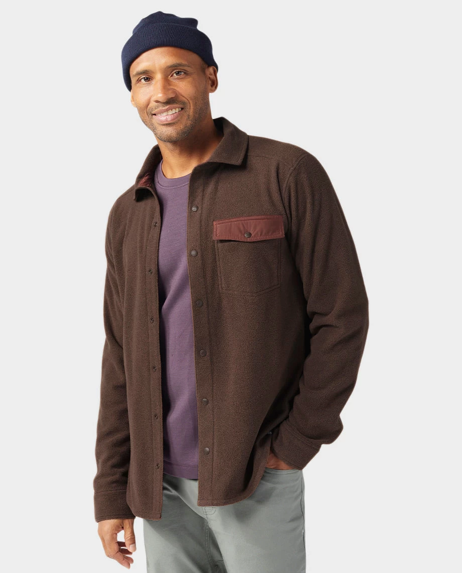 STIO Men's Turpin Fleece Snap Shirt 6 STIO Men's Turpin Fleece Snap Shirt - Image 6
