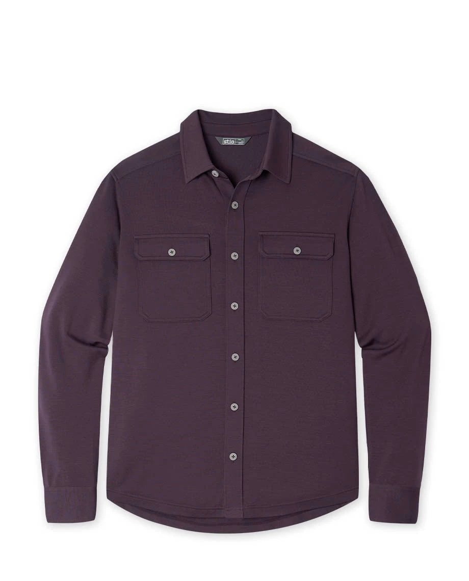 STIO Men's Alpin Midweight Merino Shirt LS 1 STIO Men's Alpin Midweight Merino Shirt LS