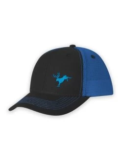 STIO Kids' Bucking Jack Trucker -Stio Bucking Jackalope Trucker Neon Blue S19
