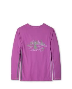 STIO Kids' Hylas Crew LS -Stio Kids Hylas Crew LS Ripe Berry Back