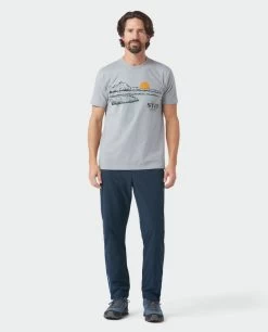 STIO Men's Drift Tee -Stio M Drift Tee Stone Heather 1 Full