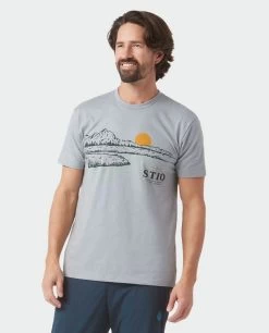 STIO Men's Drift Tee -Stio M Drift Tee Stone Heather 3 Top