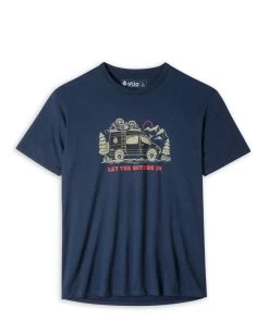 STIO Men's Let's Roll Tee -Stio M Lets Roll Tee Midnight