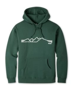 STIO Men's Teton Elevations Hoodie -Stio M Teton Elevation Hoodie Alpine Green