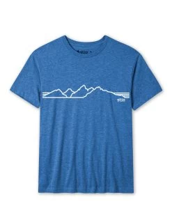 STIO Men's Teton Elevations Tee 20 STIO Men's Teton Elevations Tee -Stio M Teton Elevationes Tee Royal Heather