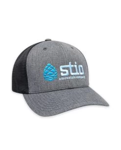 Stio Classic Trucker 18 Stio Classic Trucker -Stio Stio Classic Trucker Hat Melange Charcoal Black Side New