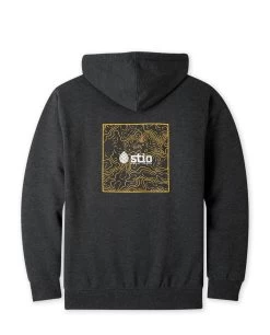 STIO Navigator Hoodie -Stio Unisex Navigator Hoodie Charcoal Heather Back