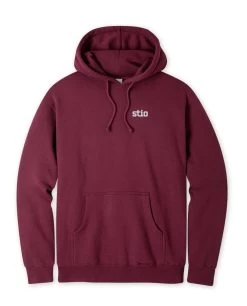 STIO Navigator Hoodie -Stio Unisex Navigator Hoodie Maroon
