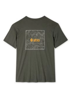 STIO Navigator Tee -Stio Unisex Navigator Tee Dark Olive Back