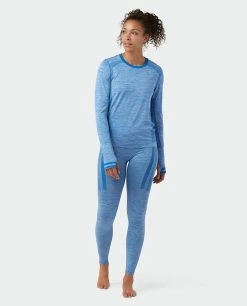 STIO Women's Basis® Seamless Tech Tight -Stio W Full Range Seamless Tight Wind River Blue Heather 4 6ca0e9ff 945f 4be6 b7dc 30bb19802dae
