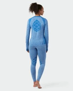 STIO Women's Basis® Seamless Tech Tight -Stio W Full Range Seamless Tight Wind River Blue Heather 5 9e5f37e9 cc8e 41eb 9b98 be8a3ba570d1