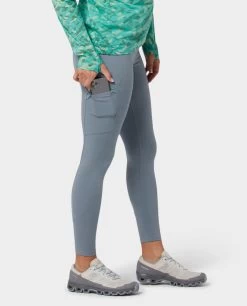 STIO Women's Glide High Rise Tech Tight -Stio W Glide Tech Tight Storm Cloud 6 Bottom b066b89a 6ca7 40a8 8906 11273639500b