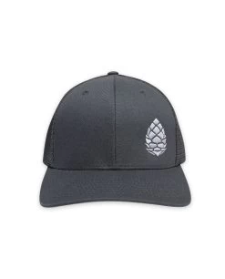 STIO Whitebark Pinecone Trucker -Stio Whitebark Pinecone Trucker Hat Charcoal Front New
